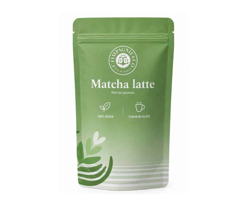 Matcha latte en poudre, thé vert matcha japonais, Le Grenier du Torréfacteur